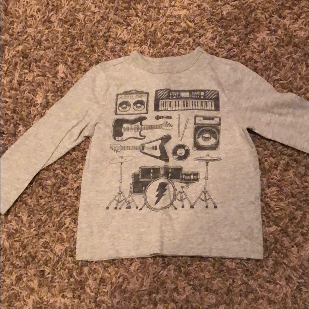 Kids musical grey sweater